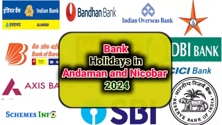 List of all Bank Holidays in Andaman and Nicobar 2024